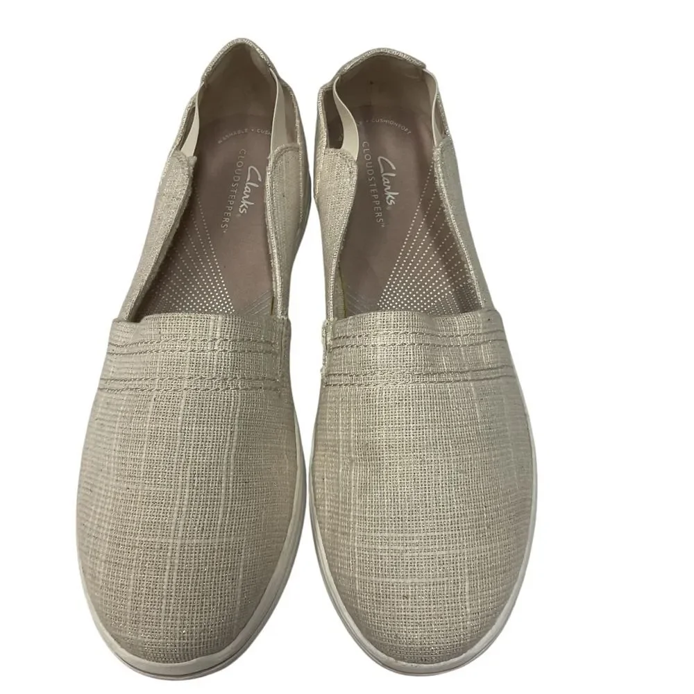 Clarks Women's Breeze Step II Natural Interest Size 11M Slip On Comfort‎